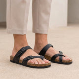 Casual Sandals for Women – Adjustable Straps & Cushioned Cork Support