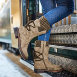Black Ankle Boots – Orthopedic Support – Comfortable & Warm for Women