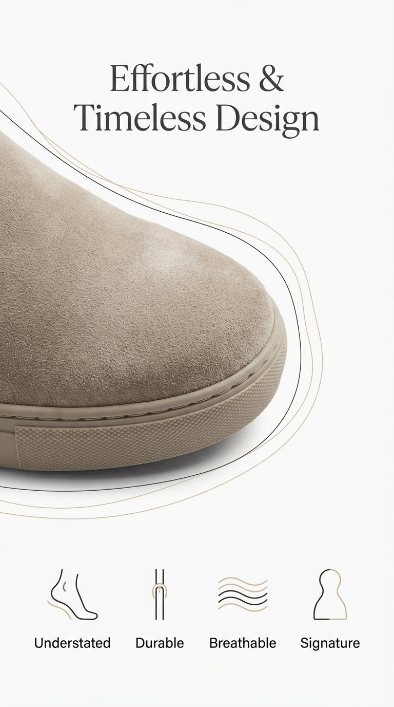 Women's Comfort Suede Mules with Buckle Detail