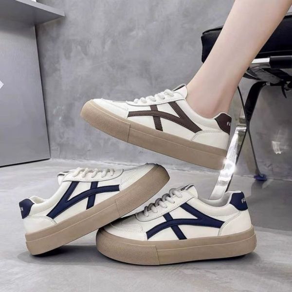 Breathable Lace-Up Sneakers for Women – Stylish & Comfortable