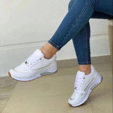 Breathable Lace-Up Sneakers for Women – Stylish & Comfortable All-Day Wear