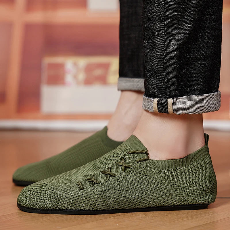 Breathable Mesh Loafers for Men – Lightweight & Anti-Slip Comfort