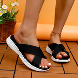 Breathable Open-Toe Slippers for Women – Cozy & Stylish Comfort