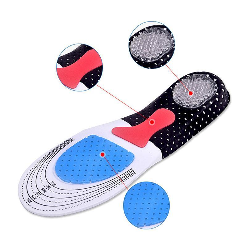 Breathable Shock Absorption Insoles for Men and Women – Arch Support & Comfort