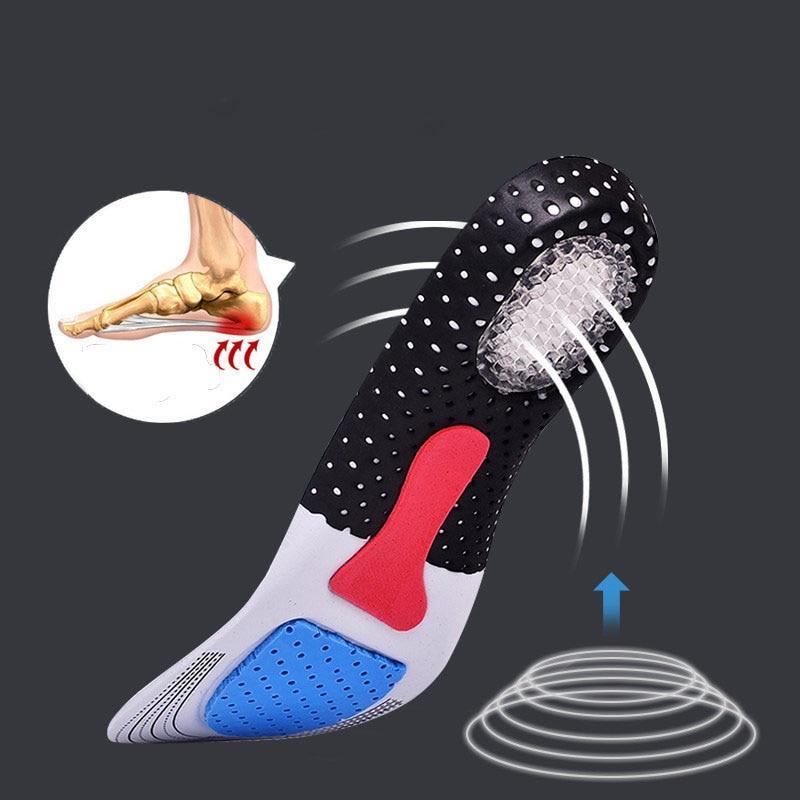 Breathable Shock Absorption Insoles for Men and Women – Arch Support & Comfort