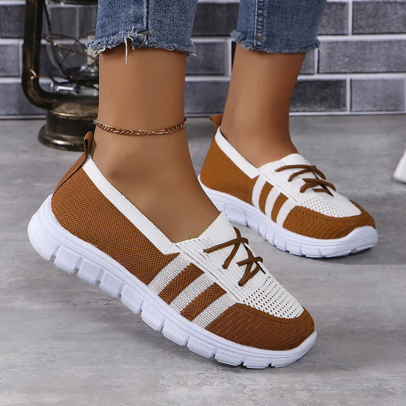Breathable Slip-On Sneakers for Women – Lightweight & Stylish Comfort