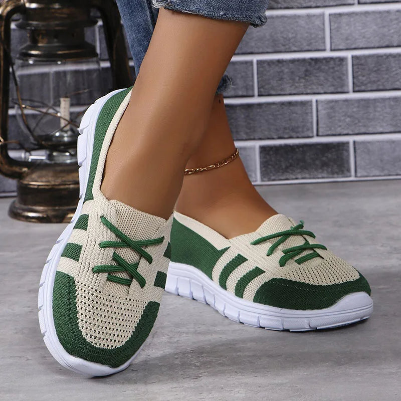 Breathable Slip-On Sneakers for Women – Lightweight & Stylish Comfort