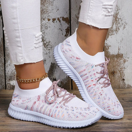 Breathable Slip-On Sneakers for Women – Lightweight & Stylish Walking Shoes