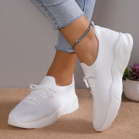 Breathable Slip-On Sneakers for Women – Stylish & Comfortable Everyday Wear