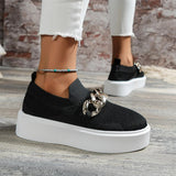 Breathable Slip-On Sneakers for Women – Stylish & Comfortable Platform Design