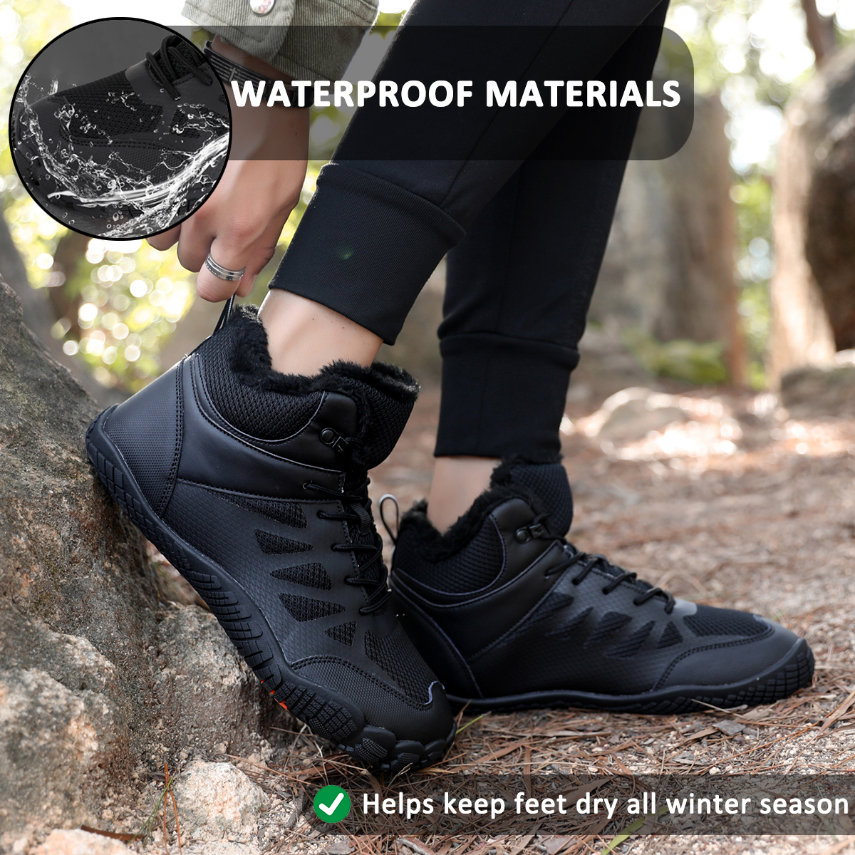 Breathable Lightweight Snow Boots for Unisex – Comfort & Support for Winter Adventures 2