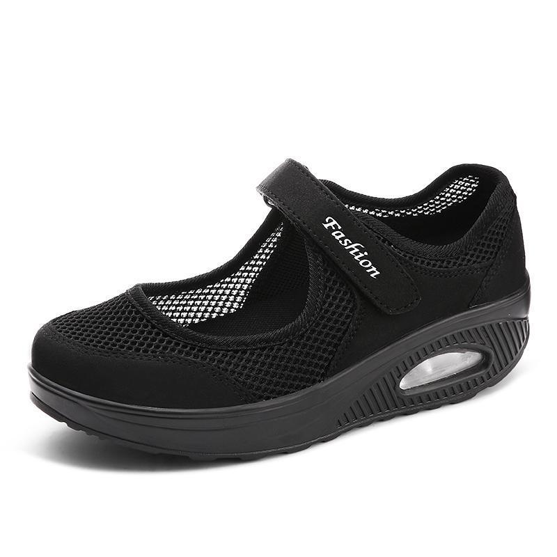 Breathable Mesh Fitness Sneakers for Women – Stylish & Comfortable Platform Design 3