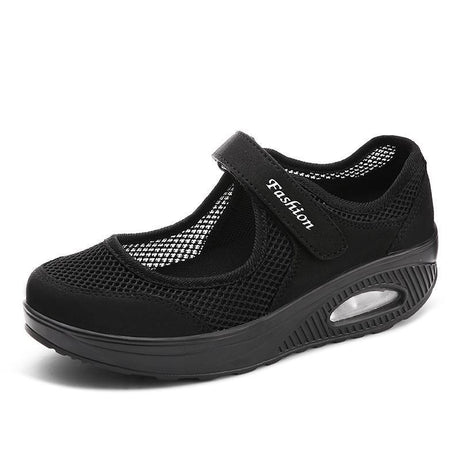 Breathable Mesh Fitness Sneakers for Women – Stylish & Comfortable Platform Design 3