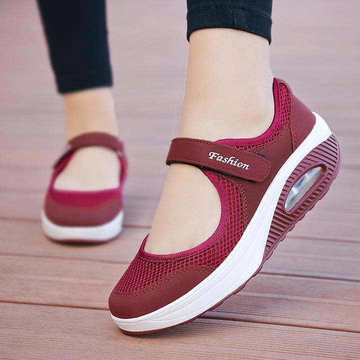 Breathable Mesh Fitness Sneakers for Women – Stylish & Comfortable Platform Design 6