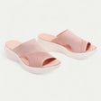 Breathable Wedge Slip On Sandals for Orthopedic Comfort