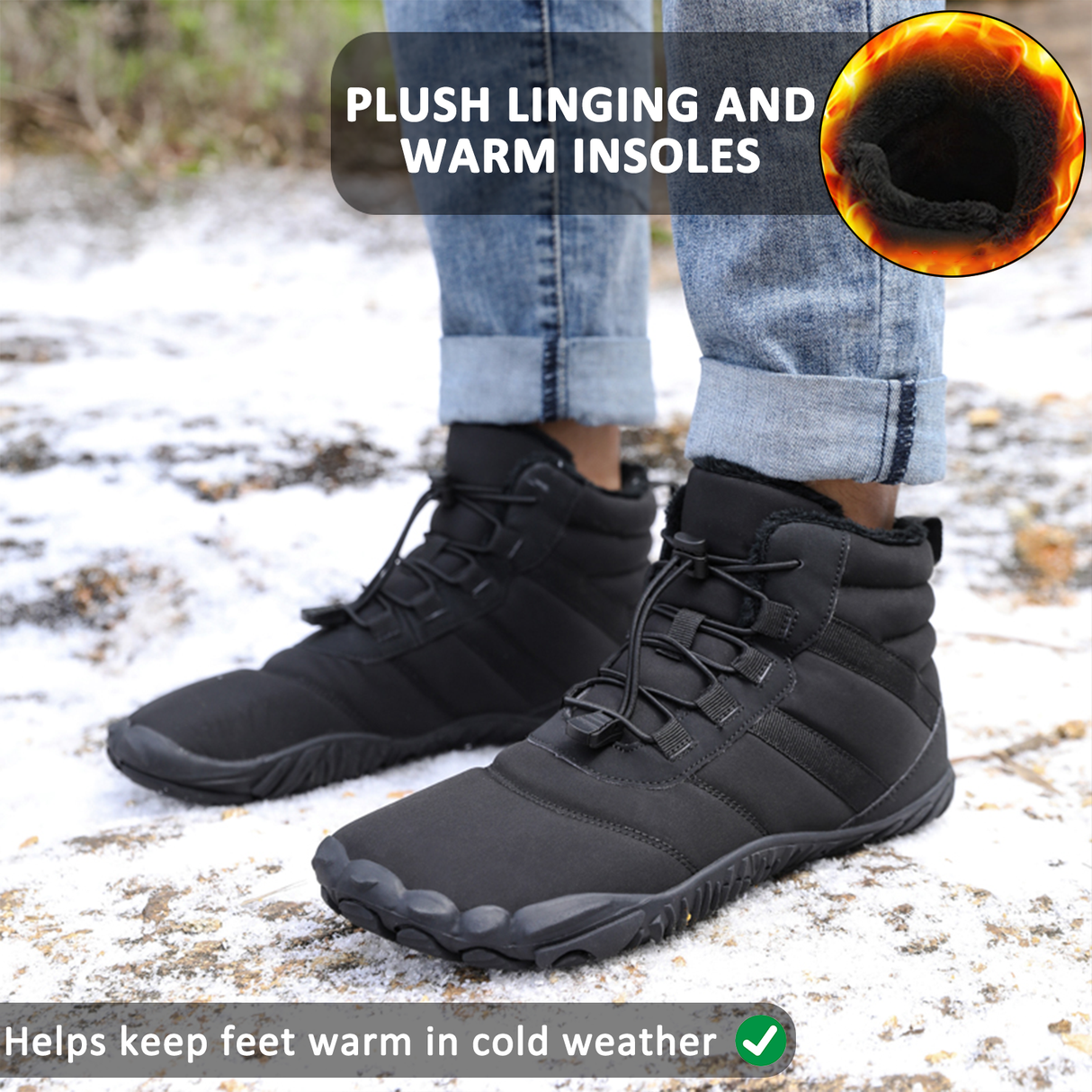 Breathable Winter Boots for Unisex – Comfortable & Non-Slip Design 4