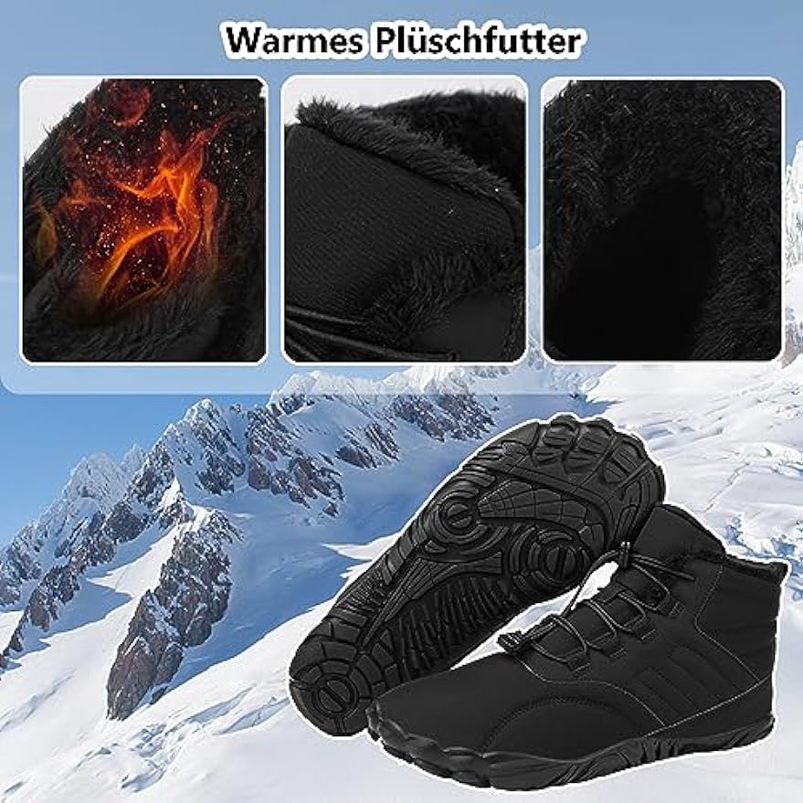Breathable Winter Snow Boots for Women – Lightweight & Non-Slip Design 8