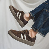 Brown Suede Sneakers for Men – Trendy & Comfortable
