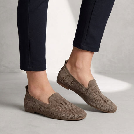 Breathable Knit Loafers – Lightweight Casual Comfort Walking Flats