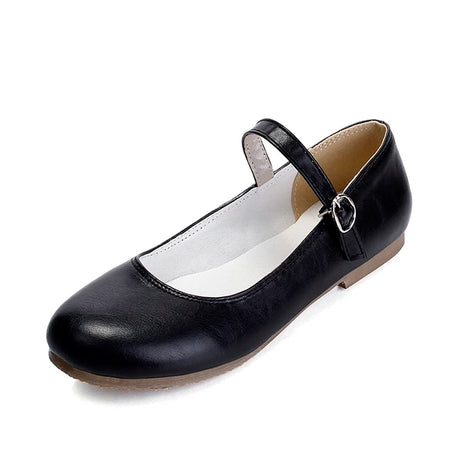 Buckle Strap Mary Jane Flats for Women – Casual & Stylish