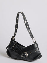 Chic Mini Shoulder Bag for Women – Edgy Design & Spacious Compartment