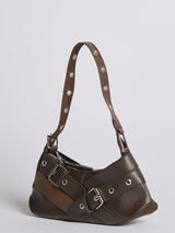 Chic Mini Shoulder Bag for Women – Edgy Design & Spacious Compartment
