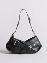 Chic Mini Shoulder Bag for Women – Edgy Design & Spacious Compartment
