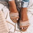 Chic Open-Toe Slippers for Women – Stylish & Comfortable Footwear