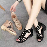 Chic Open Toe Wedge Sandals for Women – Comfortable & Stylish Design