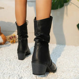 Classic Cowboy Ankle Boots for Women – Stylish & Versatile Western Footwear