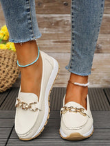 Classic Loafers for Women – Elegant Buckle Detail & Comfortable Fit