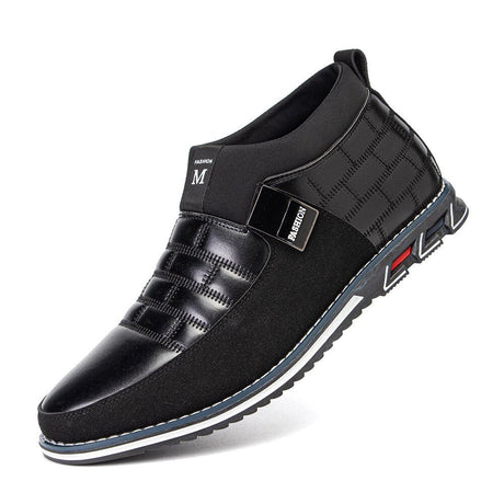 Classic Black Ankle Boots for Men – Comfortable Slip-On Style 4