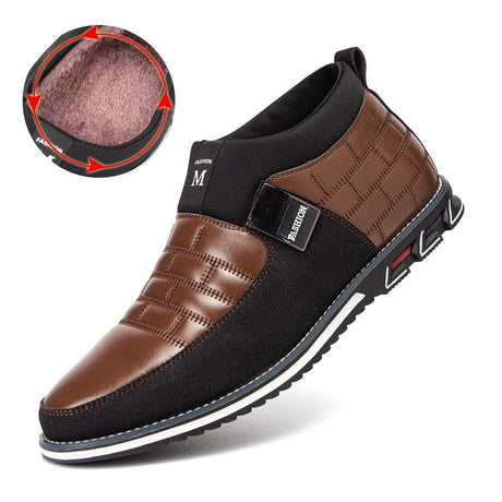 Classic Black Ankle Boots for Men – Comfortable Slip-On Style 6