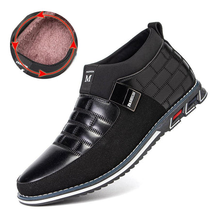 Classic Black Ankle Boots for Men – Comfortable Slip-On Style 7