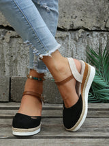 Closed Toe Wedge Sandals for Women – Chic & Comfortable Espadrille Wedges