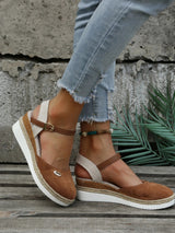 Closed Toe Wedge Sandals for Women – Chic & Comfortable Espadrille Wedges