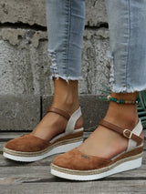 Closed Toe Wedge Sandals for Women – Chic & Comfortable Espadrille Wedges