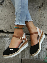 Closed Toe Wedge Sandals for Women – Chic & Comfortable Espadrille Wedges
