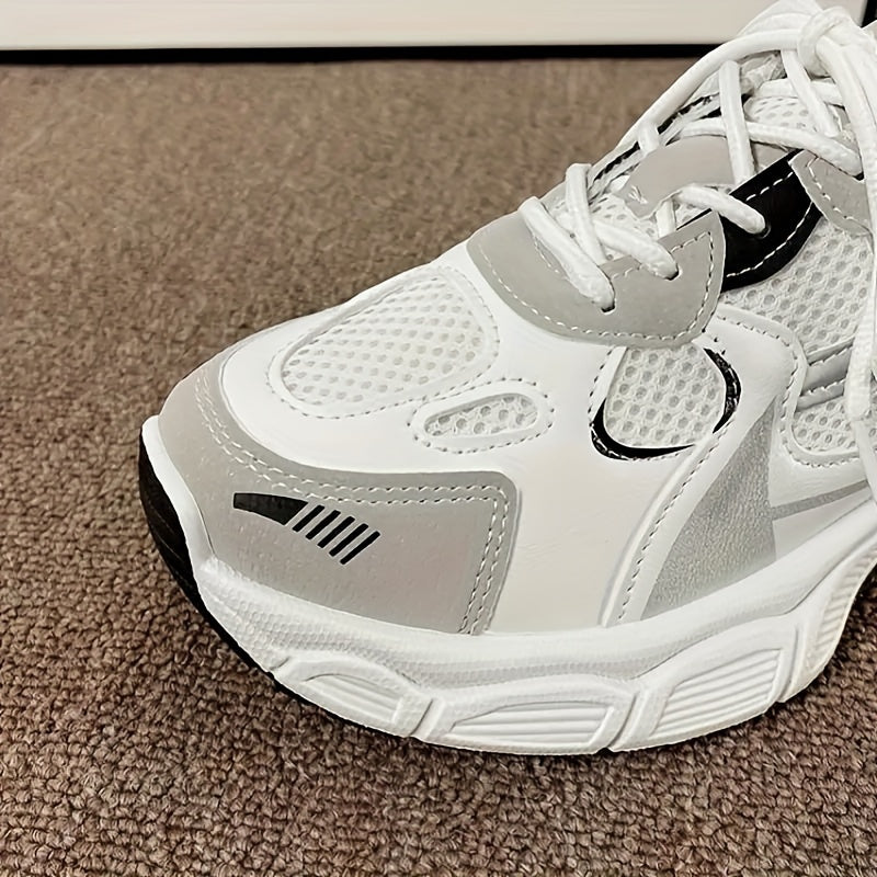 Colorblock Sneakers – Casual & Stylish – Lightweight Mesh Upper