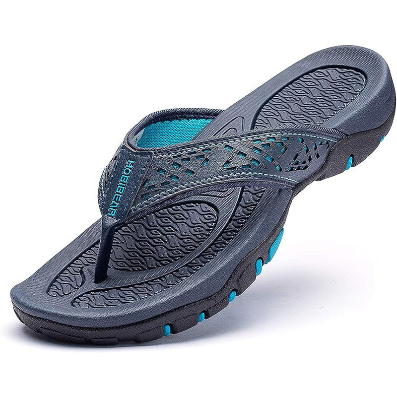 Comfortable Leather Flip Flops for Men – Casual Outdoor Style