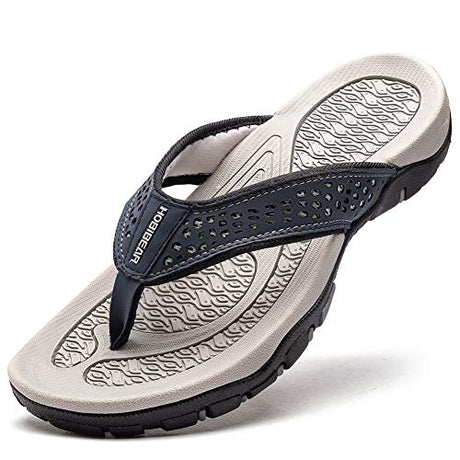 Comfortable Leather Flip Flops for Men – Casual Outdoor Style