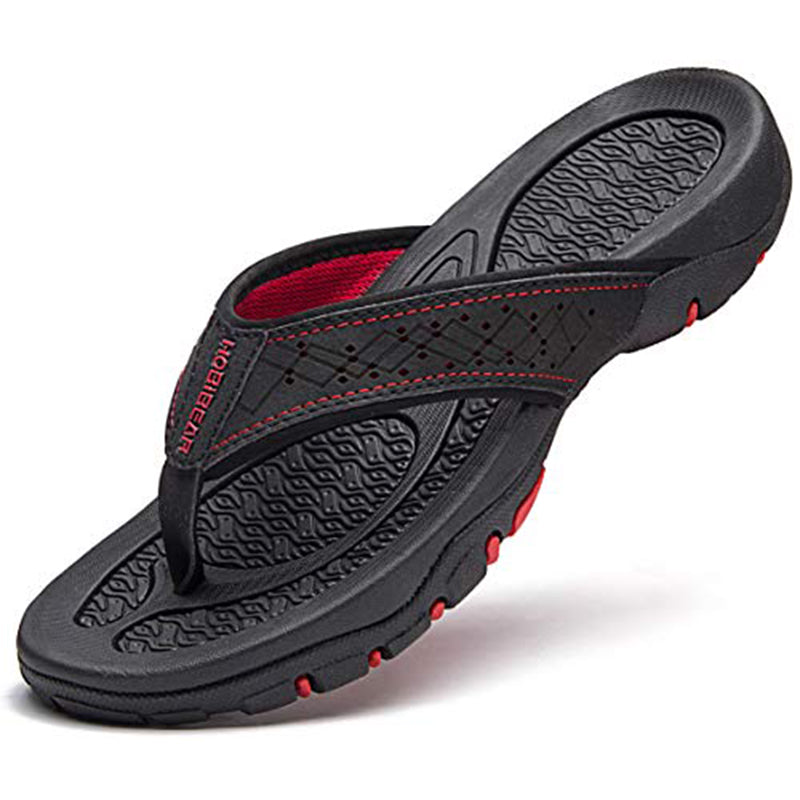 Comfortable Leather Flip Flops for Men – Casual Outdoor Style