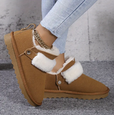 Cozy Slip-On Snow Boots for Women – Stylish & Warm