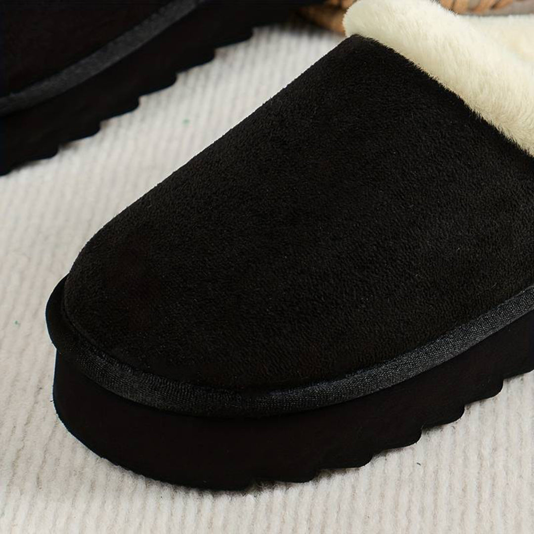 Cozy Slip-On Snow Boots for Women – Stylish & Warm for Winter Adventures