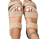 Crisscross Wedge Sandals for Women – Stylish & Comfortable