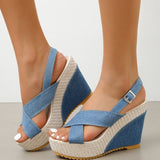 Crisscross Wedge Sandals for Women – Stylish & Comfortable Summer Footwear