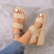 Crisscross Wedge Sandals for Women – Stylish & Comfortable