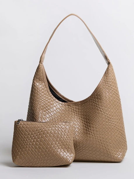 Croc-Embossed Shoulder Bag for Women – Stylish & Spacious