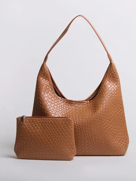 Croc-Embossed Shoulder Bag for Women – Stylish & Spacious