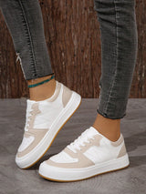 Cushioned White Sneakers for Women – Sporty & Comfortable Design